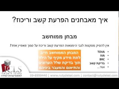אבחון קשב (מלא) - רותי דקל - איך מאבחנים הפרעת קשב וריכוז?