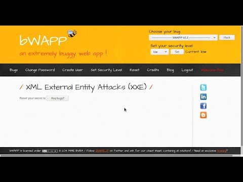 XML External Entity Attacks XXE