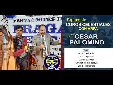 Thumbnail for POPURRÍ DE COROS CELESTIALES CON ARPA | PASTOR CESAR PALOMINO