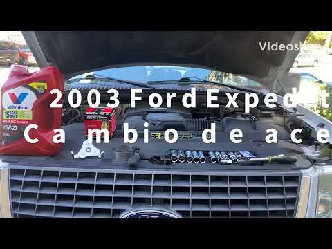 2003 Ford Expedition cambio de aceite/ Oil change