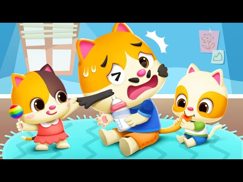 我的爸爸是個大英雄 | 照顧寶寶 | 好習慣兒歌 | Good Habits Song | 過家家 | 童謠 | 卡通片, 動畫 | 寶寶巴士 | Nursery Rhymes | BabyBus