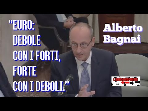 Thumbnail for ???? Alberto Bagnai: "Euro: debole con i forti, forte con i deboli."