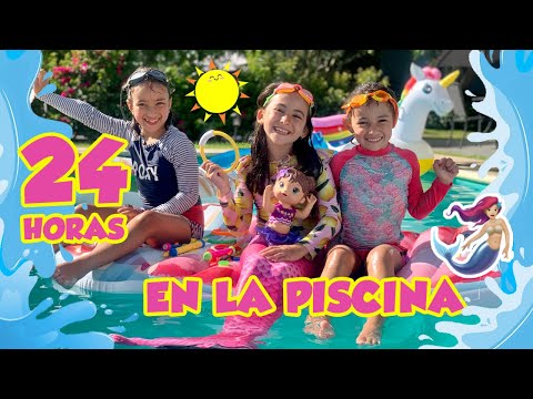 Thumbnail for ????24 HORAS EN LA ALBERCA ???? Me convierto en Sirena ????‍♀️