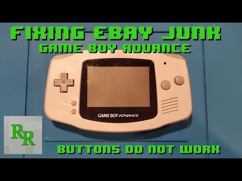 Game Boy Advance - D-pad doesn't work - Fixing eBay Junk