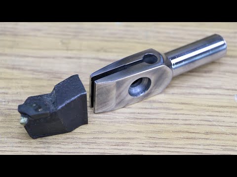 Thumbnail for MAKING new TOOL from a broken turning tool !!!