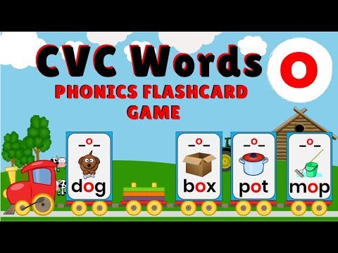 Thumbnail for CVC Words | Letter O | Phonics Flashcard Game | The Phonics Train