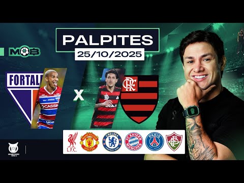 PALPITES DE FUTEBOL PARA O DIA 25 10 2025 + BILHETE PRONTO (SABADOU NO MUNDO BET)