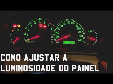 COMO AJUSTAR A LUMINOSIDADE DO PAINEL - COROLLA 2003 A 2008