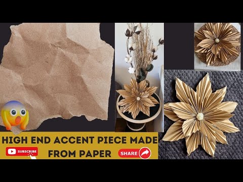 How to make paper flowers for decor