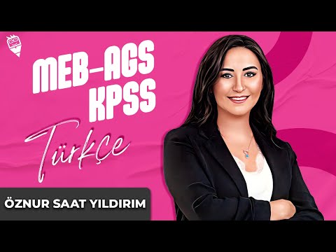28) Paragrafın Yanıt Olduğu Soru Cümlesi - Öznur Saat Yıldırım (MEB AGS KPSS TÜRKÇE) 2025
