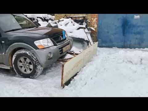 Отвал на Митсубиси Паджеро 3/ Mitsubishi Pajero 3. БЕЗ лебедки.