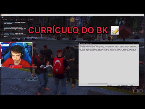 BK FALANDO SEU CURRÍCULO KKKK  | BK CLIPS GTA