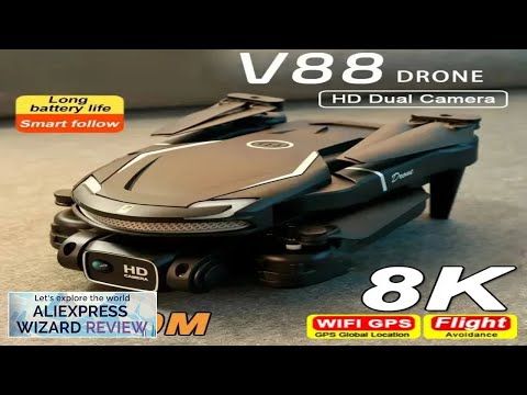 Mini New V88 Drone 8K Professional HD Aerial Photography 5G GPS Remote Review
