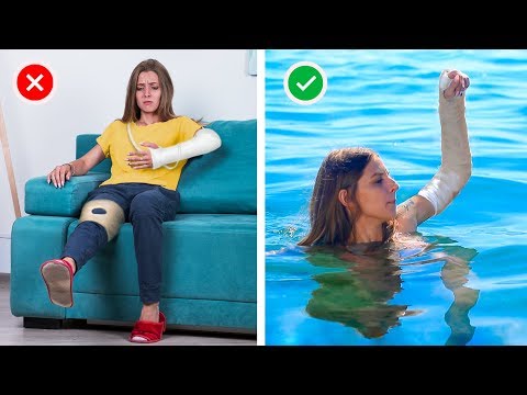 13 Truques Para Lidar Com Gesso / Como Sobreviver A Um Gesso No Verão