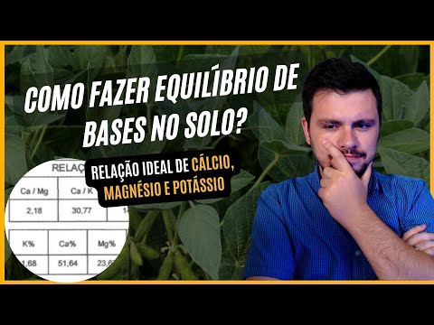 Como fazer o EQUILIBRÍO DE BASES no solo? (Adubação Avançada)