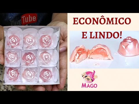 BOTÕES DE ROSA RECHEADOS** Menos de $8,00 o Custo da caixa! -(Aula Mago)