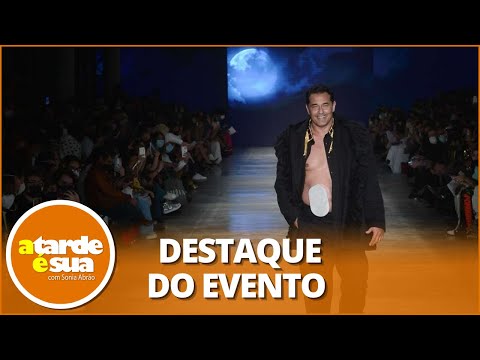 “A minha estomia não me define”, diz Luciano Szafir após desfile na SPFW