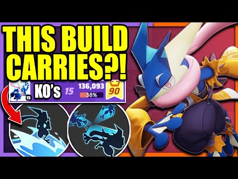 Thumbnail for SURF with DOUBLE TEAM on GRENINJA is much BETTER than I thought | Pokemon Unite