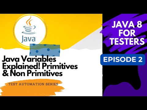 Java 8 for Testers #2 – Variables Explained