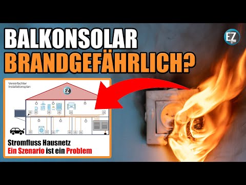 Brandgefahr  durch Balkonkraftwerke? Wann kann es zu einer Überlast durch Steckersolargeräte kommen?
