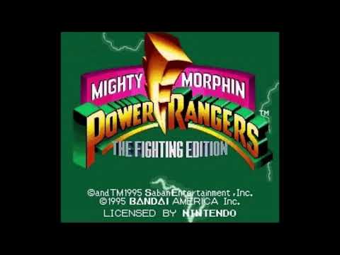 Thumbnail for [SNES] Mighty Morphin Power Rangers - The Fighting Edition - Title