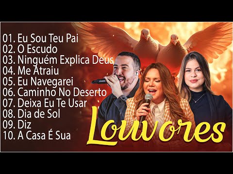 Louvores de Gratidão - Eu Sou Teu Pai,O Escudo,.. As Melhores Músicas Gospel De 2025 #louvores