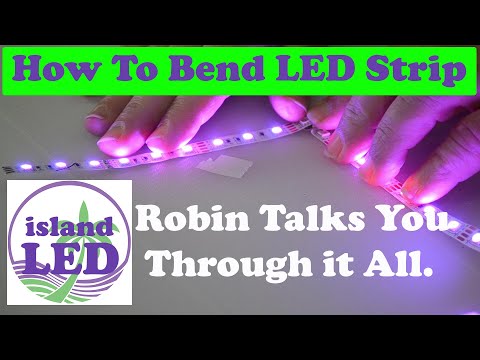 Thumbnail for How to BEND your LED Strips around corners I show how on the 5050 RGB and  the 3528 IP33 and IP65