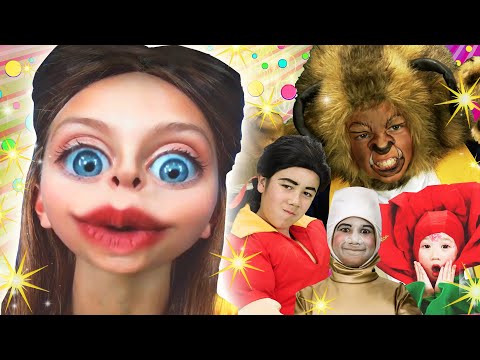 Beauty & the Beast Finger Family Remix | The WigglePop Show