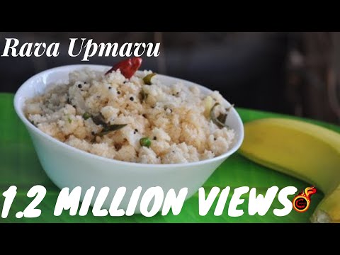 How to make fluffy Kerala Style Rava Upumavu-Upma :Recipe No 64