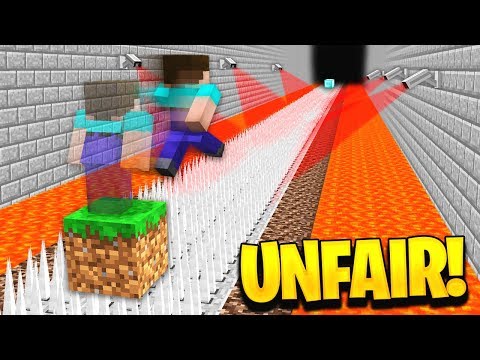 Thumbnail for WORLDS MOST UNFAIR MINECRAFT MAP...