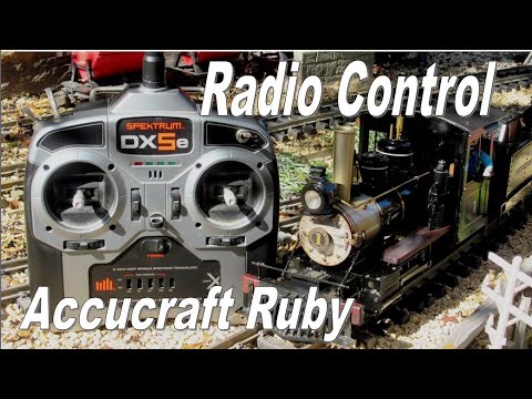 Thumbnail for Accucraft Ruby modifications, G scale live steam radio control installation,  radio controlled Ruby
