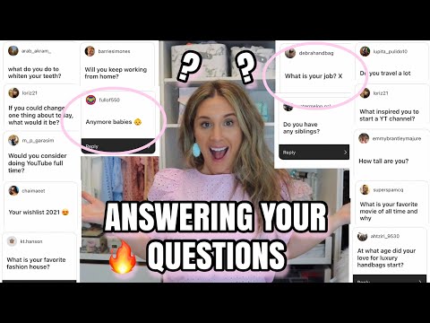 Q&A - ANSWERING ALL OF YOUR BURNING QUESTIONS - MY JOB, MORE BABIES, WHY DID YOU START A CHANNEL?