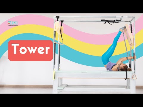 Thumbnail for Tower with Push Thru Bar on the Cadillac or Tower | Online Pilates Classes