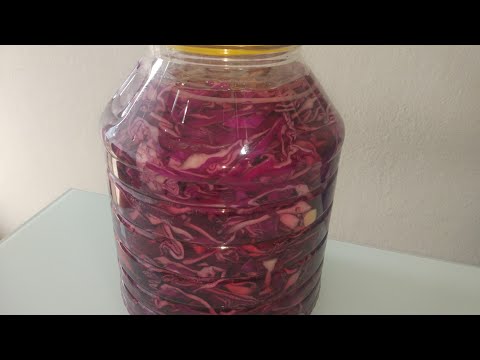 Lokanta usulü Kara lahana turşusu nasıl yapılır ???? Turşu tarifleri ????