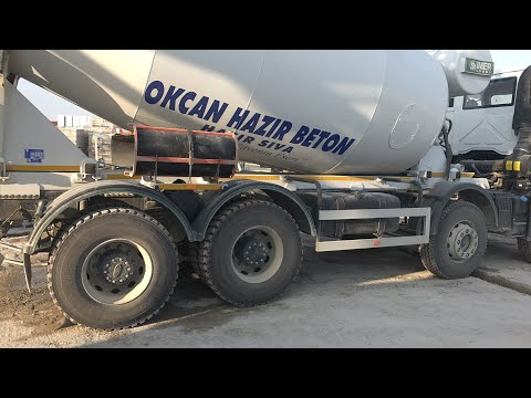 Mikser beton santralinde nasıl dolum yapıyor
