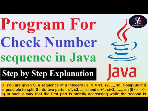 Thumbnail for Q33- Check Number sequence in Java | Java Basic Interview Question | For Loop | While Loop