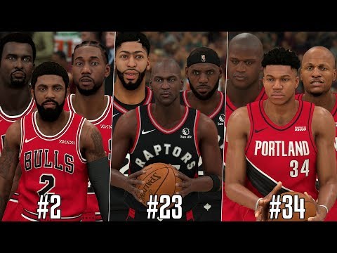 All Time NBA Teams Based On Jersey Number! | NBA 2K20