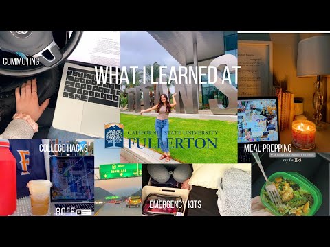 What I learned my 1st year at Cal State Fullerton: Commuter tips, college hacks, resources &amp; more!