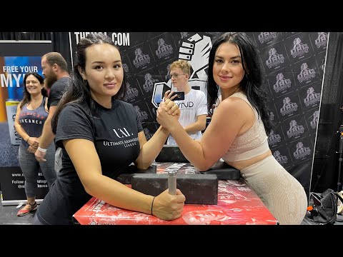 Thumbnail for 13X WORLD CHAMPION IRINA GLADKAYA VS ALEKSANDRA OZEROVA | ARM WRESTLING 2021