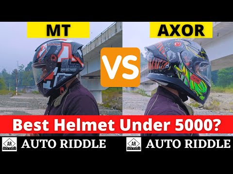 Axor Vs MT | Best Helmet Under 5000 | MT Hummer Code Gloss Vs Axor Apex Seadevil