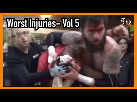 Deathmatch Wrestling Worst Injuries - VOL 5