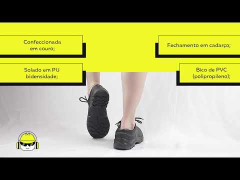 SAPATO COM BICO BIDENSIDADE PVC - VULCAFLEX