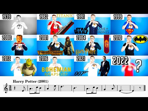 Evolution of Movie Music (1939-2022) BUT.. It&apos;s with Sheet Music / Notes!