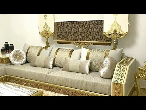 صالون المغربي رمز الأصالة وتقاليد المغربية جولة في صالونات فخمة وبتصاميم راقية بألوان دافئة