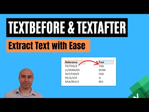 Thumbnail for Excel TEXTBEFORE and TEXTAFTER Functions (SEVEN Examples)
