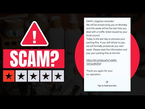 EWHC Parking Fine Text SCAM! Be Aware!