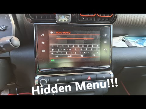 Thumbnail for Citroën C3 Aircross hidden menu