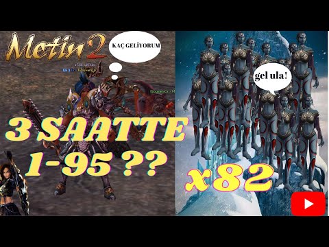 REKOR MU?! METİN2 DE EN HIZLI 95 LEVEL ÇAR KASIMI! Metin2 TR ARKADAŞLAR #1