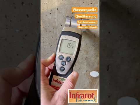 Quellfassung mit Kondenswasser & hohe Mauerfeuchte #wasserquelle #feuchtigkeit #sanierung #infrarot