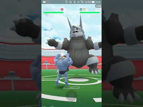 Thumbnail for 【ポケGO 2019】066：ソロレイド「ボスゴドラ(アイアンテール・ヘビーボンバー)」討伐失敗